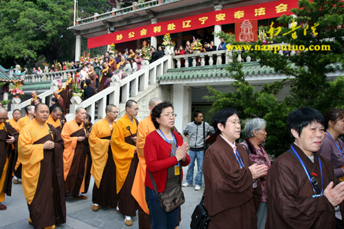 厦门南普陀寺隆重举行妙湛老和尚舍利赴辽宁供奉迎归安奉法会(图14)