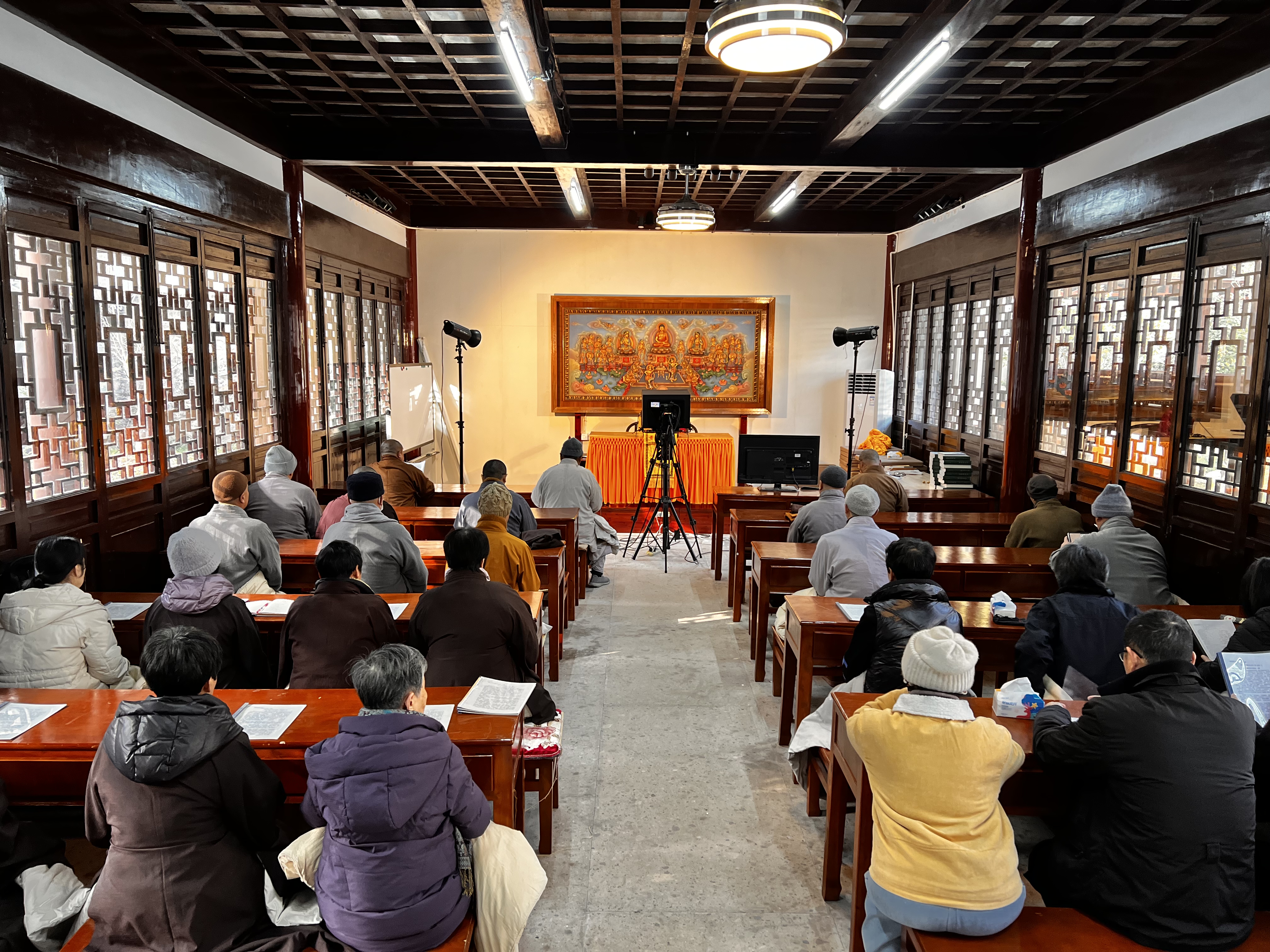 温州雁荡山能仁寺新年伊始开展文化兴教活动(图3)